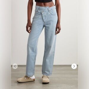 AGOLDE Criss Cross boyfriend jeans light wash 23